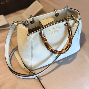 Gucci bamboo leather mini bag
